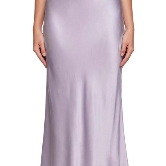 Reformation Dresses & Skirts - Elegant Lavender Satin Skirt
